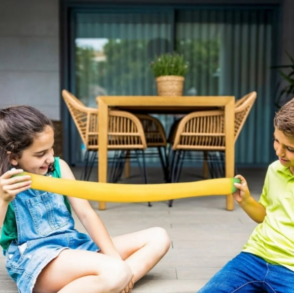 Toymendous Laffy Snacks, Squishy Banana Stress Ball Toy (New) - Picture 6 of 12